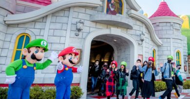 Mario e Luigi recebem visitantes no Super Nintendo World em Osaka scaled Vision Art NEWS