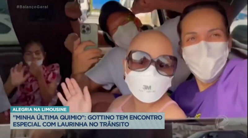 Gottino tem encontro especial no trânsito com garotinha que venceu o câncer – Notícias
