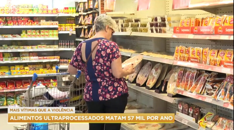 Alimentos ultraprocessados matam mais no Brasil do que casos de violência
